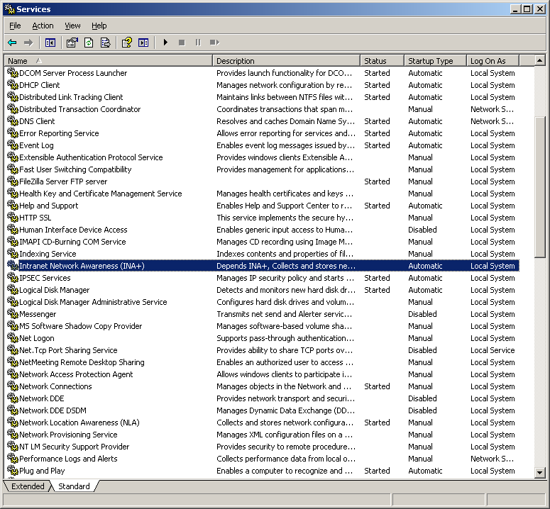 Service created by malware, display name