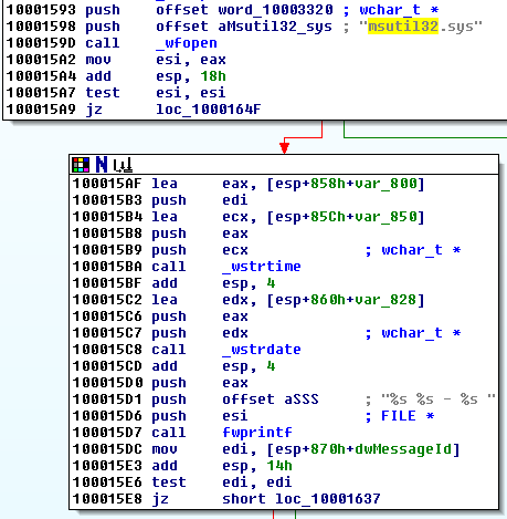 Sub_LogCredential function